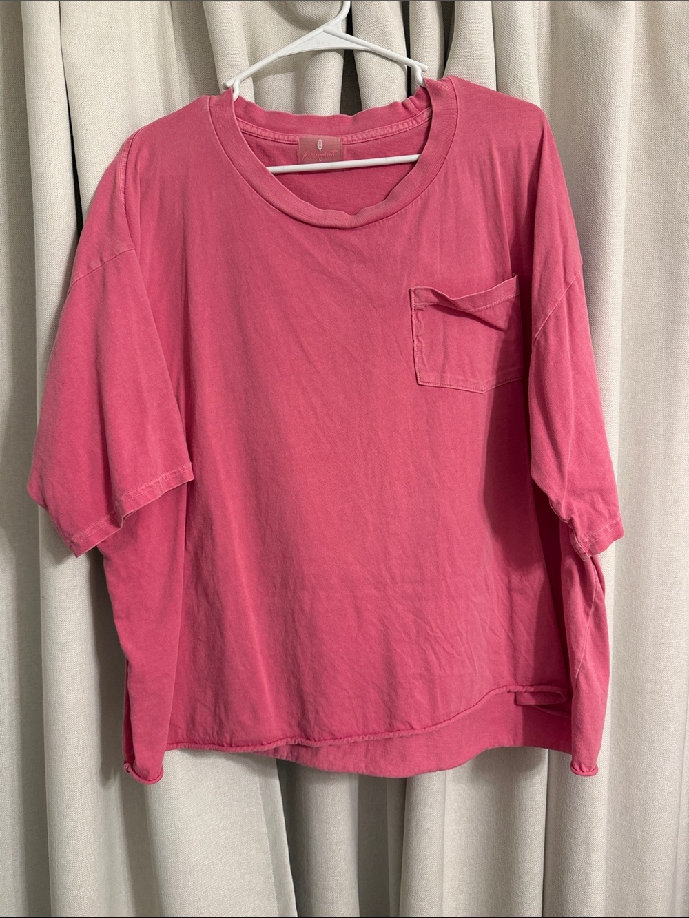 FP Movement by Free People Relaxed Pocket Tee in Rose Pink